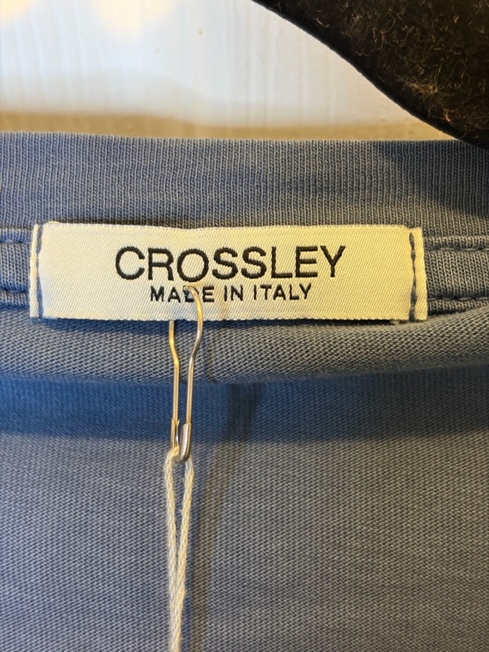 Crossley Men’s Long-Sleeve Crewneck Shirt - Slate Blue - Picture 2 of 6